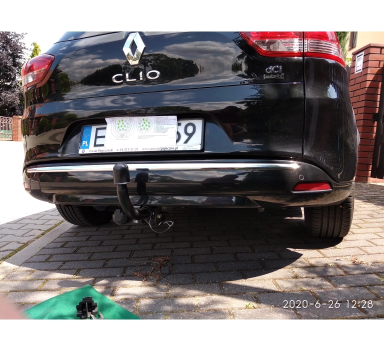 Hak holowniczy RENAULT CLIO IV GRANDTOUR Kombi 2013-2016